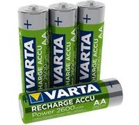 Varta Accu prêt à l'emploi - batterie rechargeable Mignon AA Ni-Mh (4-Pack, 2600 mAh) G