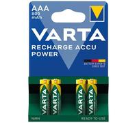 VARTA Accus HR03/AAA ready 2use 800mAh blister de 4