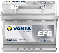 VARTA Batterie Auto N60 (+ droite) 12V 60AH 640A