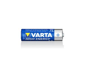 Varta Alcaline AA - Pile Usage Unique 1.5V - Blister 8 unités - Dimensions 1.45cm x 50.5mm - Poids 23.8g - Facteur de Forme Cylindrique - Référence 04906121418