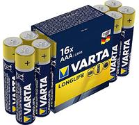 Varta Alkaline Battery AAA x 16 Long-Life LR03