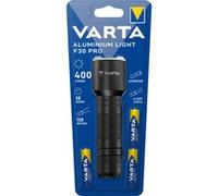 Varta Lampe torche LED Aluminium Light F30 Pro – 3 modes, corps en alu – 2 piles AAA incluses, Noir