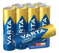 Varta Piles alcalines AA (LR6) LongLife Power 1,5V – Lot de 8
