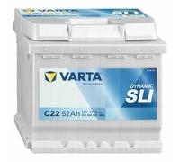 VARTA Batterie 52, Ah 470, A/EN 552400047K262 L 207mm B 175mm H 190mm Compatible avec VW Golf V 3/5 portes 1K1 Golf VI 3/5 portes 5K1 Polo V 3/5 portes 6R1, 6C1 Polo IV 3/5 portes 9N, 9A
