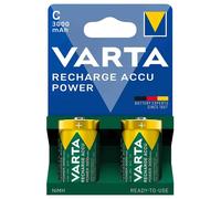 Varta Batterie rechargeable Accu Power C 3000 mAh LR14 (C) Blister 2 pièces