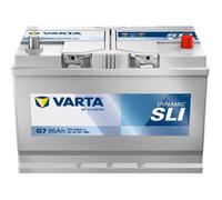 (+VARTA Batterie Auto G7 droite) 12V 95AH 830A