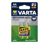 Varta Batterie d´accumulateur 1,2 V 2100 mAh R6-AA-Mignon HR6 2 2pces/blister VARTA Quantité:1