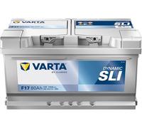 Varta Batterie de voiture F17 Blue Dynamic, 58380, 12V, 80 Ah, 740 A.