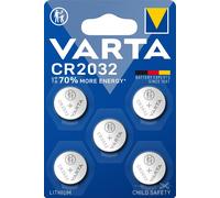Varta Batterie Knopfzelle CR2032 3V 220mAh Lithium Blis.5St.