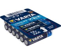 Lot De 12 Piles Alcalines VARTA Longlife Power AAA/LR03