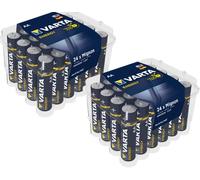 Varta Batteries 2 X 24er-Pack Dans Klapp-Blister Énergie Alcaline LR03 / AAA