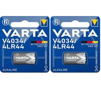 Varta Batteries Electronics V4034PX/4LR44 Alkaline Battery 1-Pack, Battery in Original Blister Pack of 1 (Lot de 2)