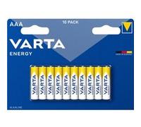 Varta - Blister de 10 Piles Alcalines ENERGY AAA G