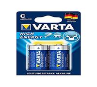 VARTA Blister de 2 piles alcaline "High Energy", Baby (C/LR14)
