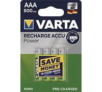 Varta Accus NiMH Longlife Accu 800 mAh Micro AAA/HR03 - Blister de 4