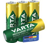 VARTA Blister de 4 Piles NiMH "Rechargeable Accu", Mignon (AA), 2.100 mAh