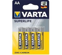 4 Piles Salines AA / LR6 Varta Super Heavy Duty