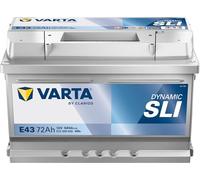 Varta Batterie pour voiture Blue Dynamic E43 12 V 72 Ah 680 A (EN)