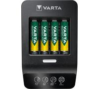 Varta Chargeur Ultra Rapide + 15 Minutes pour Batteries Rechargeables AA/AAA Inclus 4 Batteries AA 2100 mAh 57685101441