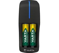 Varta - Mini-chargeur + 2 piles AA rechargeables 2100mAh