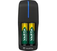 Varta Chargeur Mini NiMH 2 x AA/AAA 2100 mAh Chargeur Secteur
