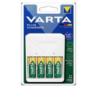 VARTA Chargeur mural + 4 piles AA 2100 mAh - X4