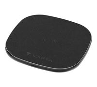 VARTA Chargeur sans fil, station de charge 15 W compatible Qi pour des positions de charge flexibles, Wireless Charger Pro incl. câble USB C, recharge possible avec étui, chargeur portable