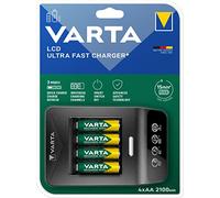Chargeur Varta LCD Ultra Fast+ avec 4 piles AA 2100mAh
