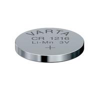Varta CR1216 pile bouton lithium 3V 25mAh - pack de 5