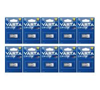 VARTA CR123A (10 blisters de 1 batteries / 10 Piles) CR 123 LITHIUM 123A