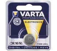 Varta CR1616 V 1-BL (6616) Pile Bouton Non-Rechargeable au Lithium, 3 V, 1 pièce, CR1616, 55 mAh