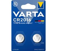 Varta Cr2016 Batteria A Bottone Litio 3v - Confezione Da 2 Pezzi In Blister