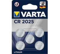 Varta CR2025 Pile au lithium en pack de 5