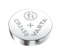 Varta CR2450 Pile bouton Lithium 3V 560mAh, Ø24.5mm x 5mm, Plage Température -20°C à 60°C, Conditionnement Blister, Référence Varta 06450-101-401