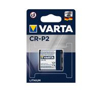 Varta CRP2 - Batterie Lithium 6V 1450mAh Prismatique, Dimensions 19.5x35x36mm, Type CR P2, Poids 38g, Référence 06204-301-401