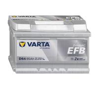 VARTA D54 Batterie auto EFB 12V 65Ah 650A droite 278x175x175 mm