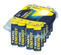 Pack de 24 piles alcalines Energy LR06/AA - boîte refermable VARTA
