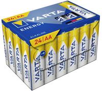 VARTA Batterie AA Energy LR06 – Alcaline 1,5 V – Pack de 24