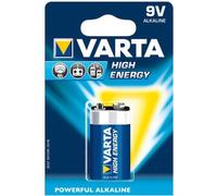 Varta High Energy 9V pile alcaline haute performance pour appareils énergivores
