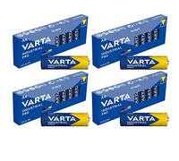 Varta Industrial 4006 Lot de 40 piles Mignon AA LR6 MN1500 (4 cartons de 10 pièces) Convient pour les appareils à forte consommation d'énergie