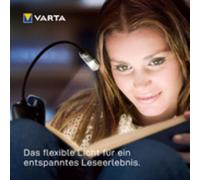 VARTA Lampe de lecture 'LED Book Light', 2 x pile-bouton