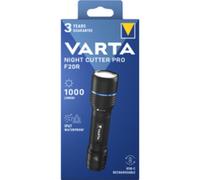 VARTA Lampe de poche premium 'NIGHT CUTTER PRO F20R', noir