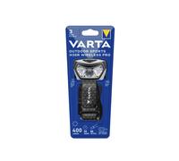 Varta Lampe Frontale LED 18650-101-401 Noire 400lm IPX7 Résistante aux Chocs 2m Faisceau 45m Batterie Rechargeable