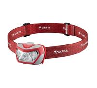 Varta Lampe frontale LED Outdoor Sports H20 Pro, incl. 3x piles AAA, dimmable, rouge