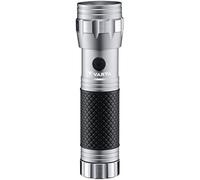VARTA Lampe Torche LED, Brite Essential F10, lampe avec poignée en caoutchouc, lampe de poche résistante aux chocs, non équipée, sont nécessaires 3x piles AAA