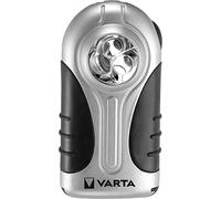 Varta Lampe torche LED Silver Light – compacte, robuste, incl. 3x piles AAA, anneau de suspension