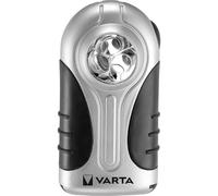 Varta Lampe torche LED Silver Light – compacte, robuste, incl. 3x piles AAA, anneau de suspension