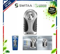 VARTA Lampe Torche LED Silver Light compacte 3 piles AAA incluses