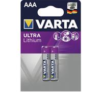 Pile LR3 (AAA) lithium Varta LITHIUM AAA Bli 2 1100 mAh 1.5 V 2 pc(s)