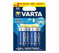VARTA LONG LIFE POWER piles alcalines 4+2pcs AA